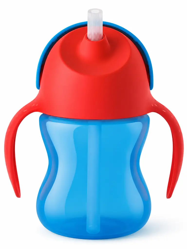 Avent Desenli Pipetli Bardak 200 ml Erkek