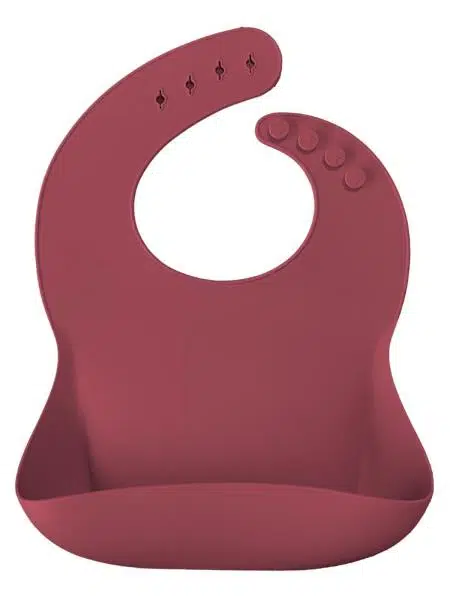 Basics Silikon Mama Önlüğü Velvet Rose