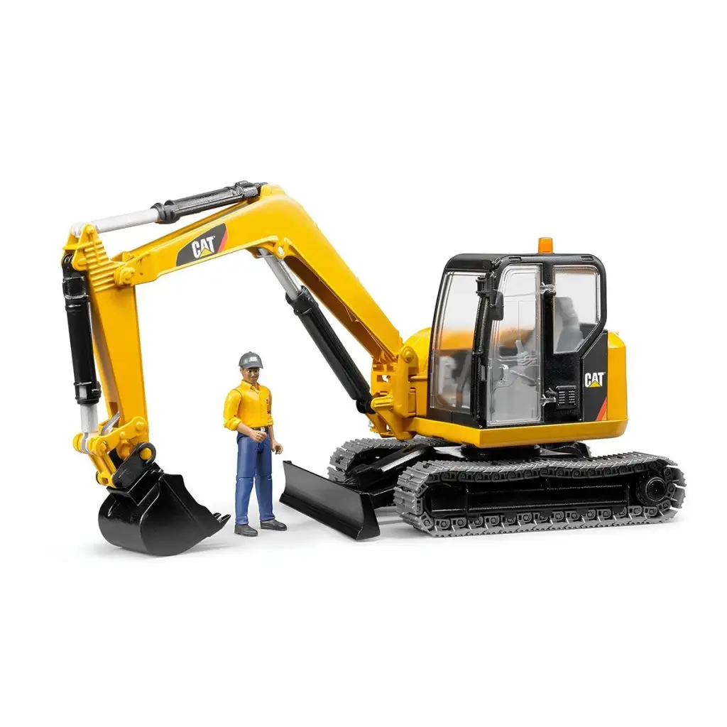 Cat Mini Ekskavatör Ve İnşaat İşçisi BR02466