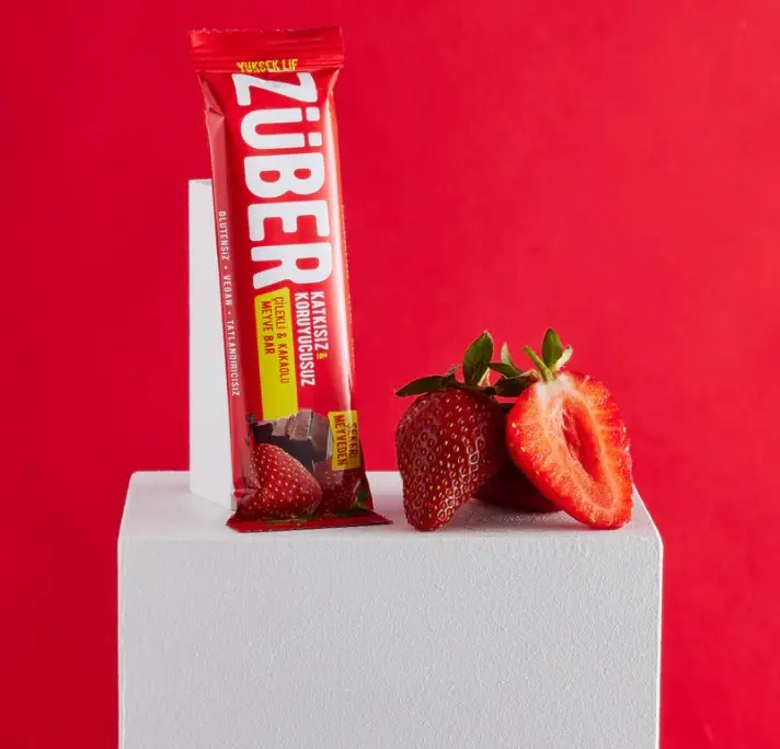 Meyve Barı 40 Gr Çilekli Kakaolu