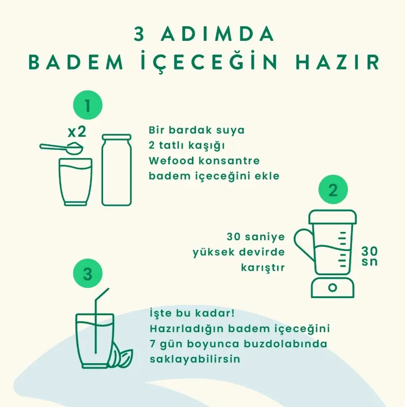 Organik Badem Sütü Konsantresi 240 Gr